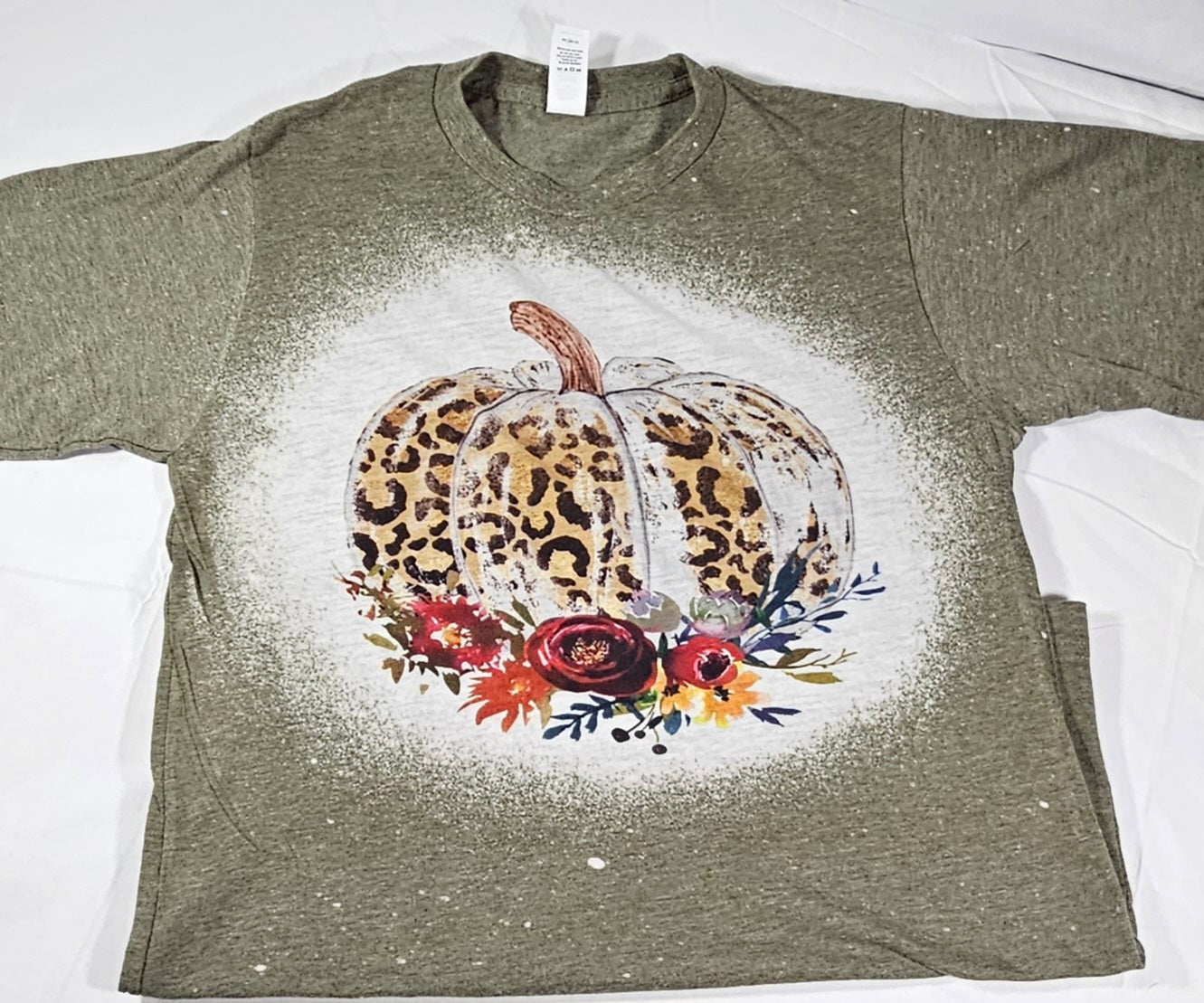 Pumpkin Leopard Tee