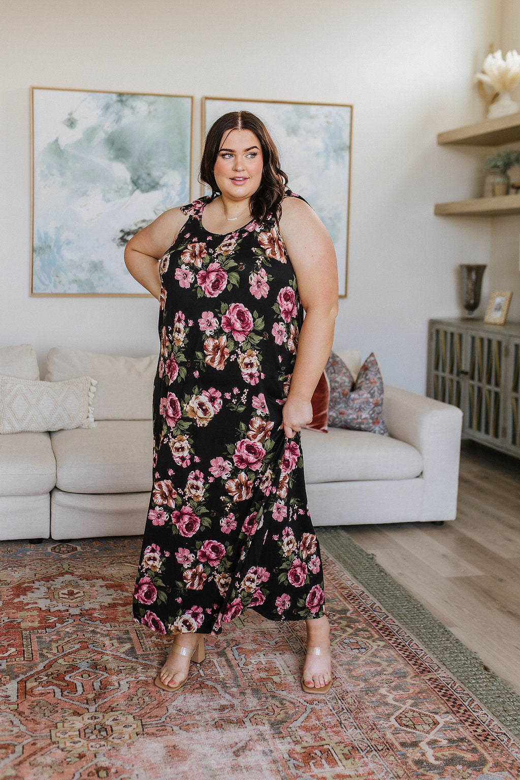 Fortuitous in Floral Maxi Dress